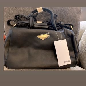 ML black purse new /Tag very roomy long straps